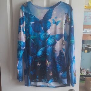 Temu Butter Fly Shirt